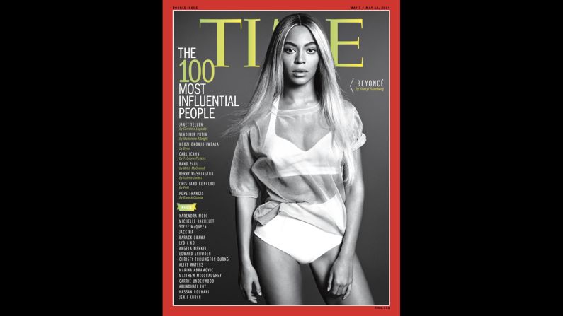 Time magazine has praised Beyonce as an industry tastemaker. In April 2014, <a href="index.php?page=&url=http%3A%2F%2Ftime.com%2Fcollection%2F2014-time-100%2F" target="_blank" target="_blank">the magazine called Bey</a> one of the 100 most influential people in the world. 