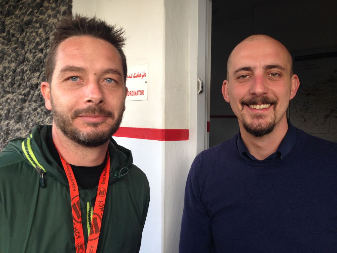 Luca Radaelli (left) and Emanuele Nannini.