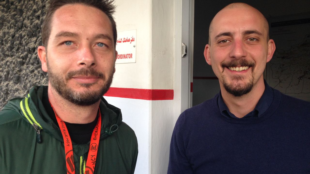 Luca Radaelli (left) and Emanuele Nannini.