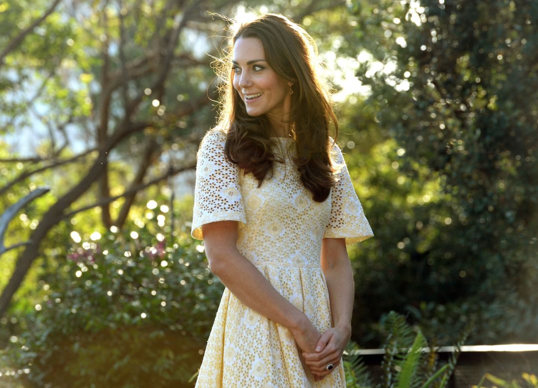 Catherine, Duchess of Cambridge, visits the Taronga Zoo in Sydney on Sunday, April 20. The duke and duchess are on a <a href="http://www.cnn.com/2014/04/06/world/gallery/royal-tour-new-zealand-australia/index.html">three-week tour</a> of Australia and New Zealand, the first official trip overseas with their 8-month-old son, Prince George.