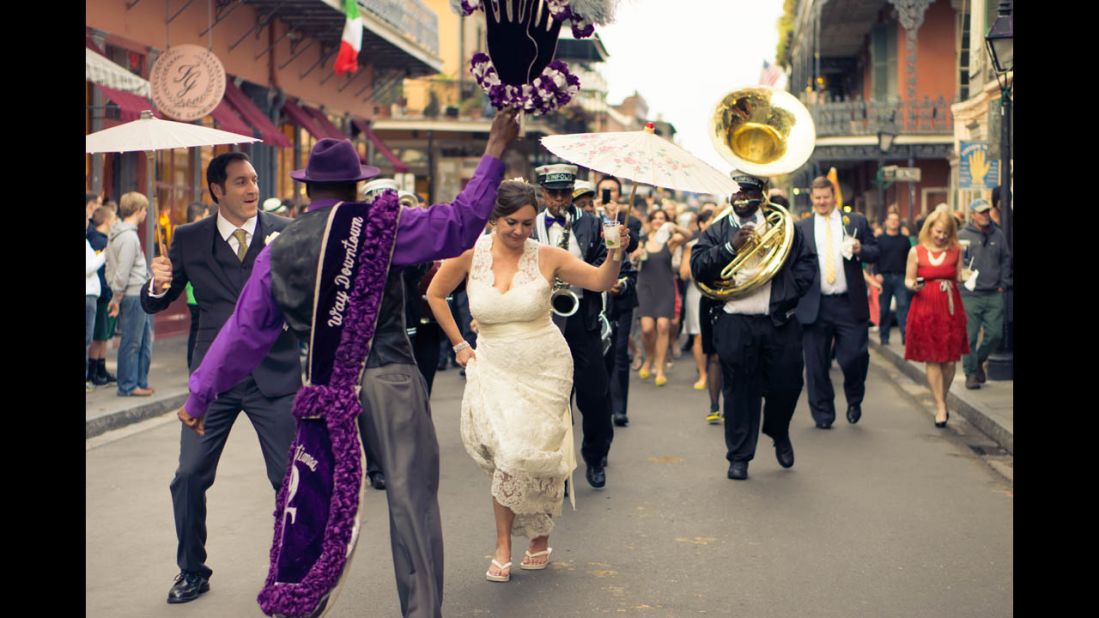 Consider deputizing wedding party or family members to convey the message if there is a special theme or structure to the food. In a traditional New Orleans wedding, there is no sit down meal -- the heavy passed apps and small plates stations ARE the dinner and guests shouldn't miss them