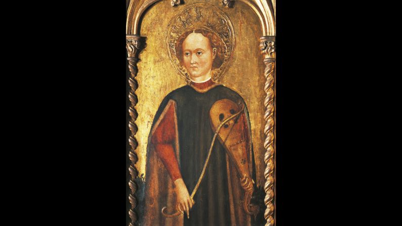 St. Genesius is the patron saint of actors -- and of torture victims. Legend has it that Genesius converted to Christianity while performing a satirical play about Catholic sacraments. The Emperor Diocletian had him tortured and put to death.  