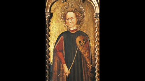 St. Genesius is the patron saint of actors -- and of torture victims. Legend has it that Genesius converted to Christianity while performing a satirical play about Catholic sacraments. The Emperor Diocletian had him tortured and put to death.  