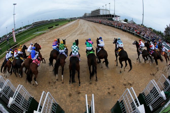 A crowd of 150,000 is expected to flock to Churchill Downs to see the field leave the stalls for the 140th Kentucky Derby.