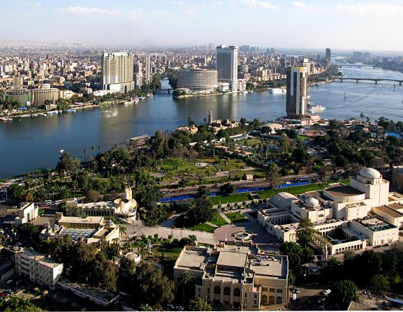 Located on Gezira Island in the middle of the Nile, the Cairo Tower was opened in 1961. A 2009 makeover added elevators, restaurants (one of them revolving) and other facilities.
