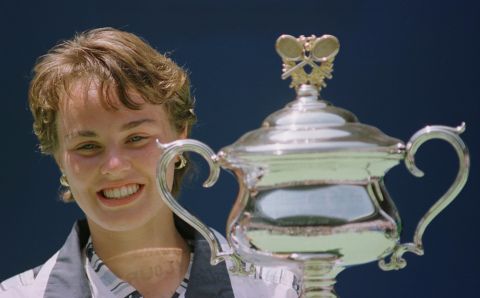 ... The answer is yes! Hingis defeats Mary Pierce of France to win the Australian Open and becomes the youngest grand slam winner aged 16 years, three months and 26 days.