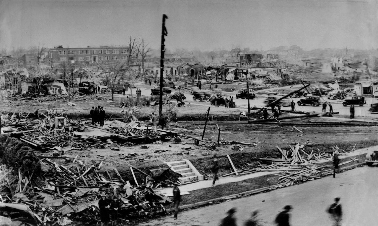 <strong>4. </strong>The "Tupelo Tornado" killed 216 people and injured 700 on April 5, 1936, in the northeastern Mississippi city.