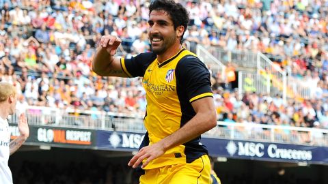 Raul Garcia scored the only goal of the game in Atletico Madrid's 1-0 win at Valencia.