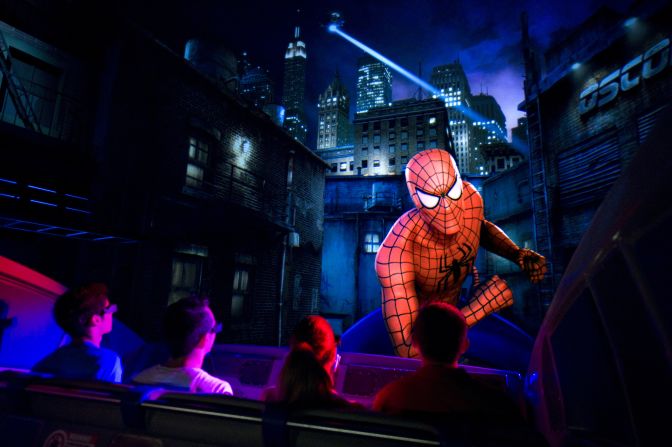 This ride at the Islands of Adventure park in Orlando, Florida, has realer-than-real-life 3D effects and has been awarded the best dark ride for 12 consecutive years by Amusement Today's Golden Ticket award. 