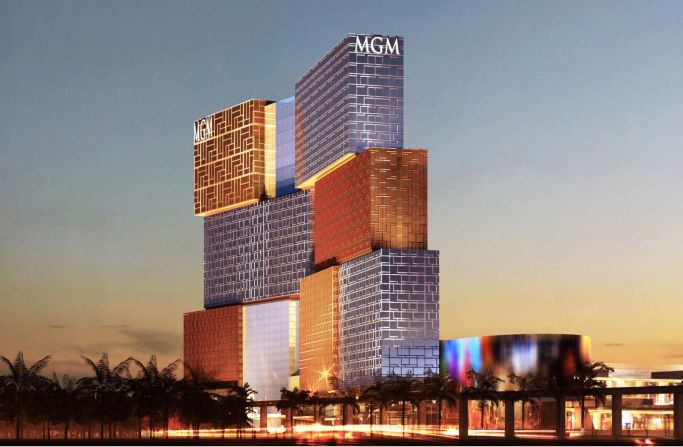 <strong>MGM Cotai, MacauArchitect: </strong>Kohn Pedersen Fox<br /><strong>Status: </strong>Opened in 2016<br /><strong>Rooms: </strong>1,600<br /><strong>Fast fact: </strong>MGM Cotai will feature 500 gambling tables and 2,500 slot machines. It will also include the ultra-luxurious and invitation-only resort villas, "The Mansion," same as the MGM Grand in Las Vegas. <br /><a target="_blank" target="_blank"><em>MGM Cotai</em></a><em>, Cotai Strip, Macau</em>
