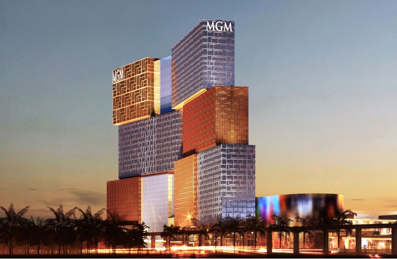 <strong>MGM Cotai, MacauArchitect: </strong>Kohn Pedersen Fox<br /><strong>Status: </strong>Opened in 2016<br /><strong>Rooms: </strong>1,600<br /><strong>Fast fact: </strong>MGM Cotai will feature 500 gambling tables and 2,500 slot machines. It will also include the ultra-luxurious and invitation-only resort villas, "The Mansion," same as the MGM Grand in Las Vegas. <br /><a href="http://c585941.r41.cf2.rackcdn.com/Press_Release_Celebrating_a_New_Beginning_MGM_COTAI.pdf" target="_blank" target="_blank"><em>MGM Cotai</em></a><em>, Cotai Strip, Macau</em>