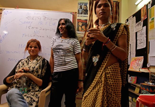 India's transgender community can now hope for a better future after it was recently granted an official "third gender" status. (Photo credit: Omar Khan)