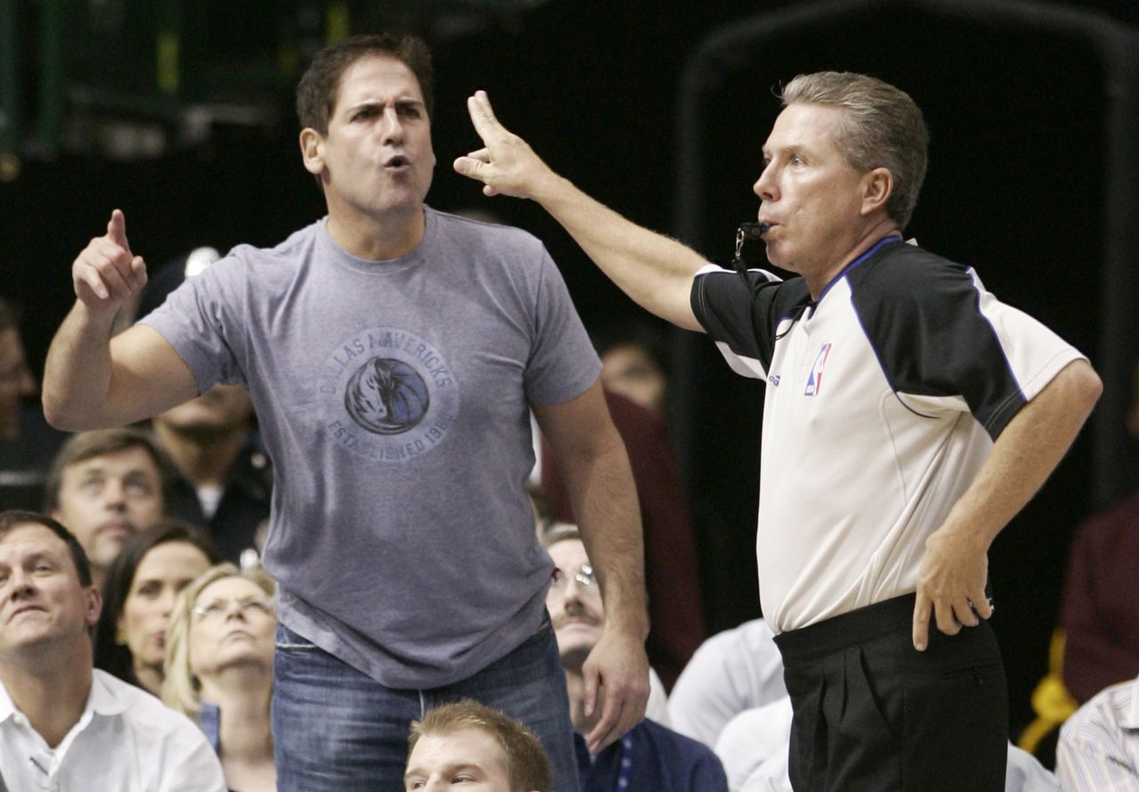 Bleacher Report has <a href="http://bleacherreport.com/articles/1614812-mark-cuban-king-of-nba-fines" target="_blank" target="_blank">dubbed Mark Cuban the "King of NBA fines.</a> The notoriously vocal Dallas Mavericks owner has been forced to pay  more than $1.8 million in fines since he bought the team in 2000, many of them for colorful language and criticism of referees.