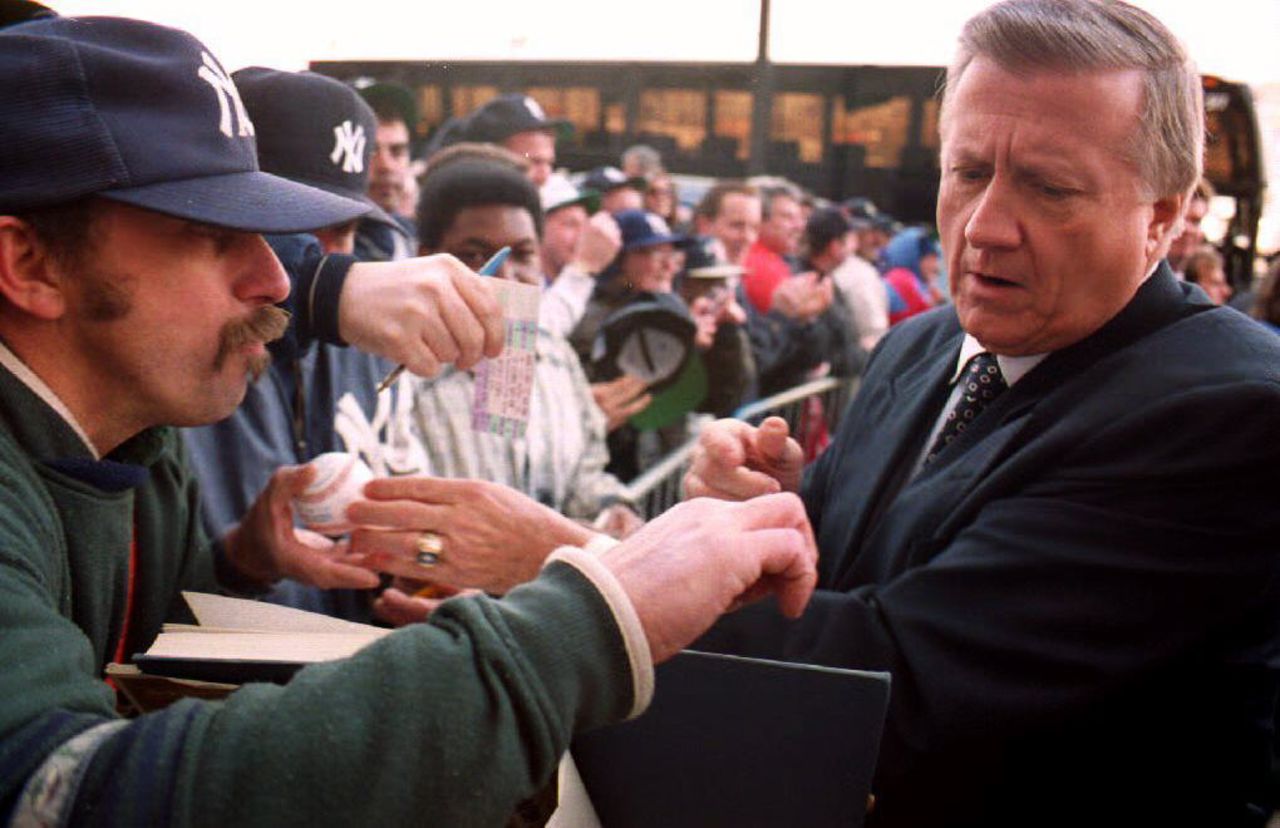 The late New York Yankees owner George Steinbrenner was suspended from baseball for making illegal campaign contributions to Richard Nixon in 1974. He was banned for life in 1990 after paying a gambler $40,000 to get damaging information about a player, <a href="http://www.cnn.com/2010/US/07/13/steinbrenner.obit/" target="_blank">but Major League Baseball reinstated him three years later</a>.