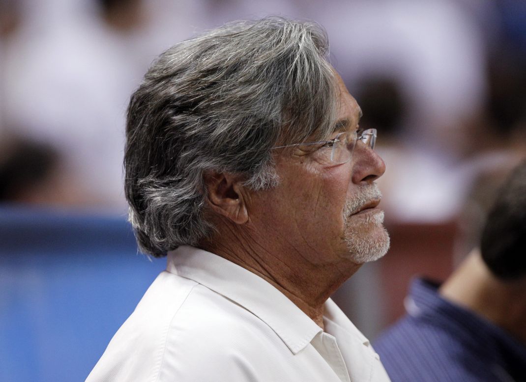 The NBA said Miami Heat owner Micky Arison had been fined in 2011 for posting about the league's collective bargaining process on Twitter. The amount of the fine was not disclosed, but several media reports said it was $500,000.