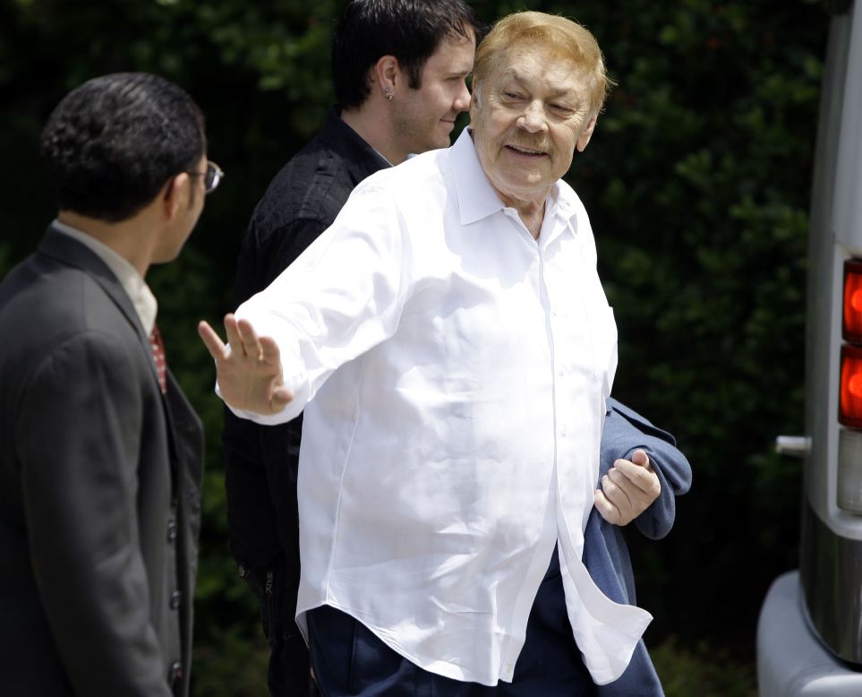 The NBA fined former Los Angeles Lakers owner Jerry Buss $25,000 and suspended him for two games in 2007 after his conviction on a misdemeanor drunk driving charge. Buss died in 2013.