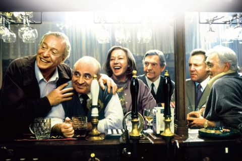In 2001's<strong> "Last Orders,"</strong> the actor was part of a terrific cast -- from left, Michael Caine, Hoskins, Helen Mirren, Tom Courtenay, Ray Winstone and David Hemmings -- in a film about friends who gather to honor the last wishes of Caine's character.