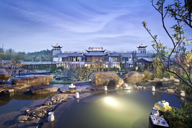 <strong>Angsana Tengchong, Yunnan</strong><br /><strong>Status: </strong>Opened 2013<br /><strong>Rooms: </strong>37 retreats and villas<br /><strong>Fast fact:</strong> With architecture inspired by classical Chinese poetry and paintings, this new hot spring retreat has 43 outdoor mineral-based pools and 14 spa pavilions. Each retreat and villa comes with its own private hot spring. <br /><a  target="_blank" target="_blank"><em>Angsana Tengchong</em></a><em>, Beihai Town, Tengchong County, Yunnan Province; +86 875 899 9888</em>