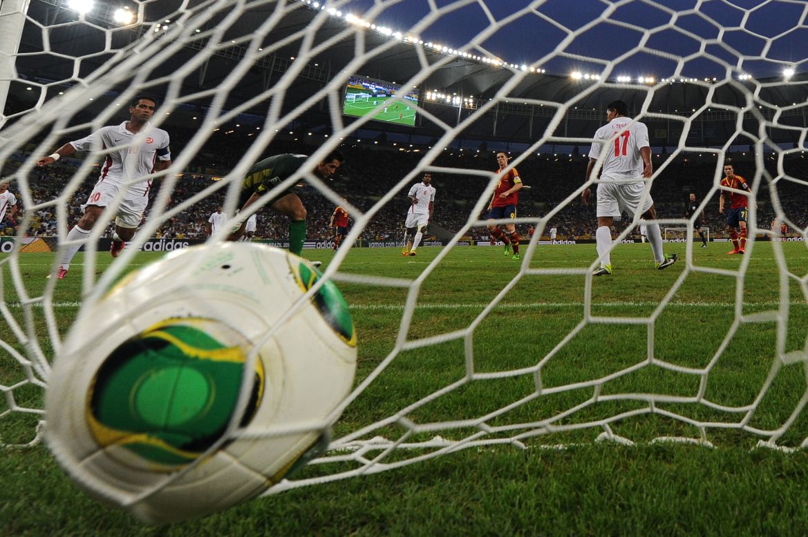 June 20, 2013: Tahiti's net bulged 10 times during their FIFA Confederations Cup Group B match against Spain at the Maracana Stadium in Rio de Janeiro. 