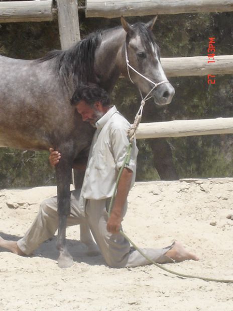 In local communities, it was traditionally a way for tribal horse experts to display their union with the animals and show off their skills.