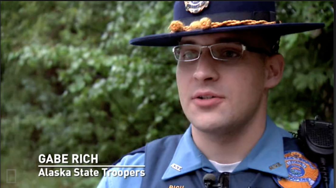 Rich appeared in six episodes of "Alaska State Troopers" in 2012 and 2013, according to IMDb.com. The 26-year-old was born in Pennsylvania but moved to Fairbanks, Alaska, shortly after. He was a trooper for three and a half years, and he is survived by his fiancee and two sons.