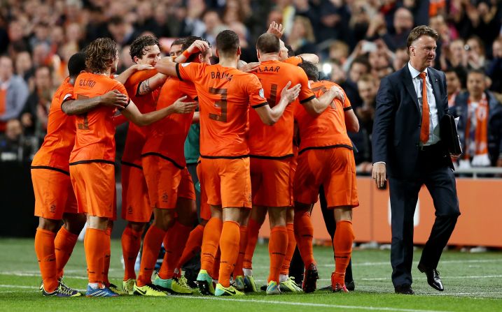 The 62-year-old is still in charge of the Netherlands -- for the second time in his career -- but will join United after the World Cup in Brazil.