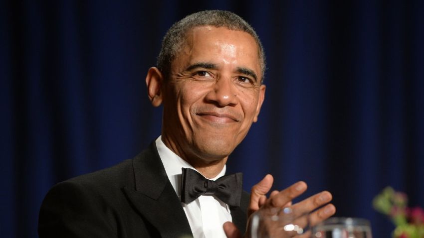 WASHINGTON, DC - MAY 3:  US President Barack Obama attends at the annual White House Correspondent's Association Gala at the Washington Hilton hotel May 3, 2014 in Washington, D.C. The dinner is an annual event attended by journalists, politicians and celebrities. (Photo by Olivier Douliery-Pool/Getty Images)