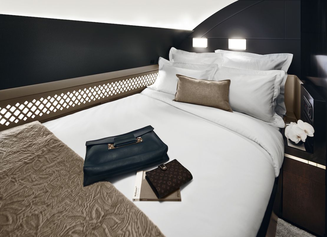 Once reserved for private jets, The Residence has its own double bed. 