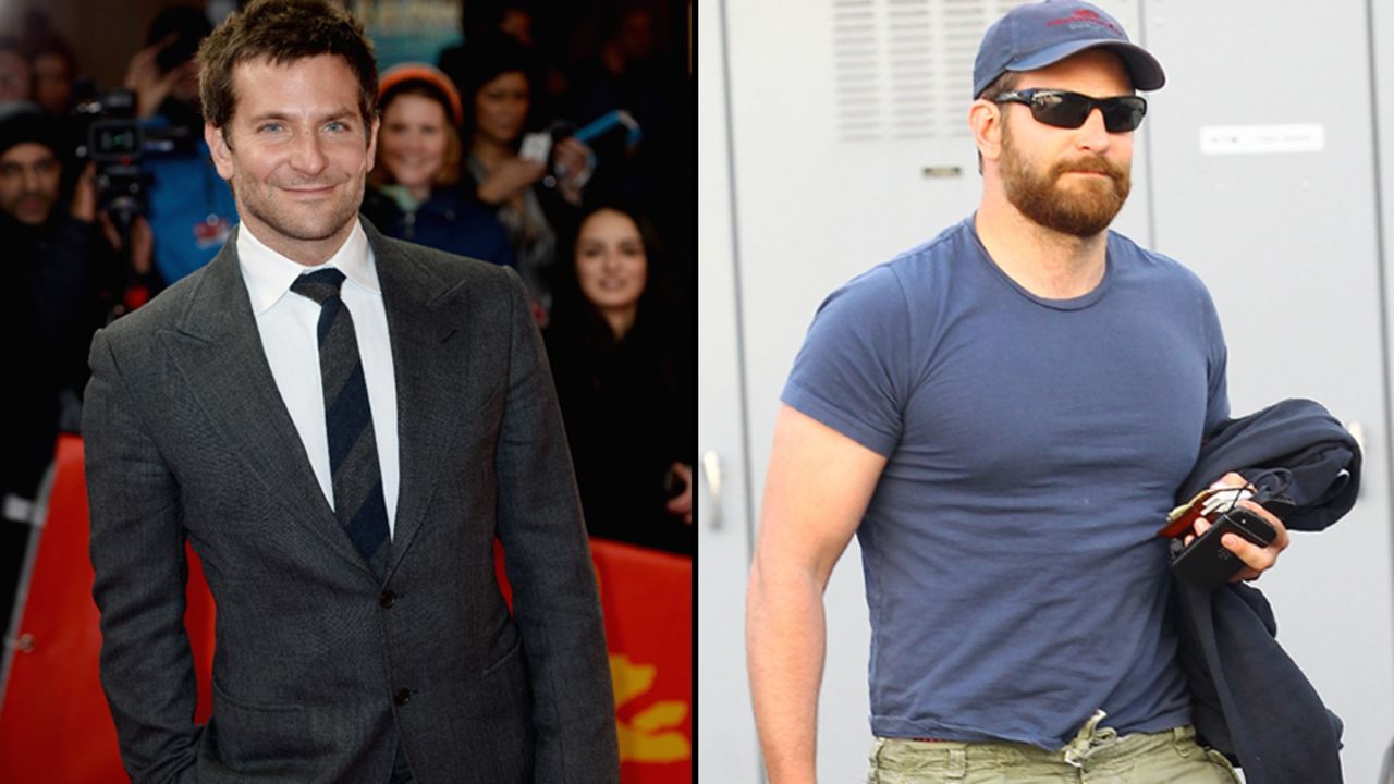 Bradley Cooper has packed on muscle (and quite the beard) since we saw him in March. The speculation is that Cooper's drastic physical transformation is for his role in 2015's "American Sniper," in which he will play Navy SEAL Chris Kyle.