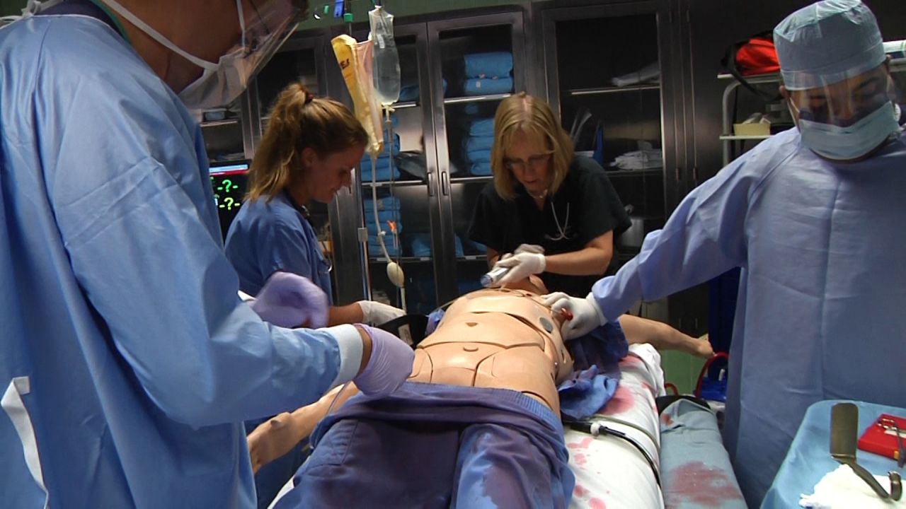 Dummy run: Researchers at the University of Pittsburgh plan to rapidly chill patients before trauma surgery. 