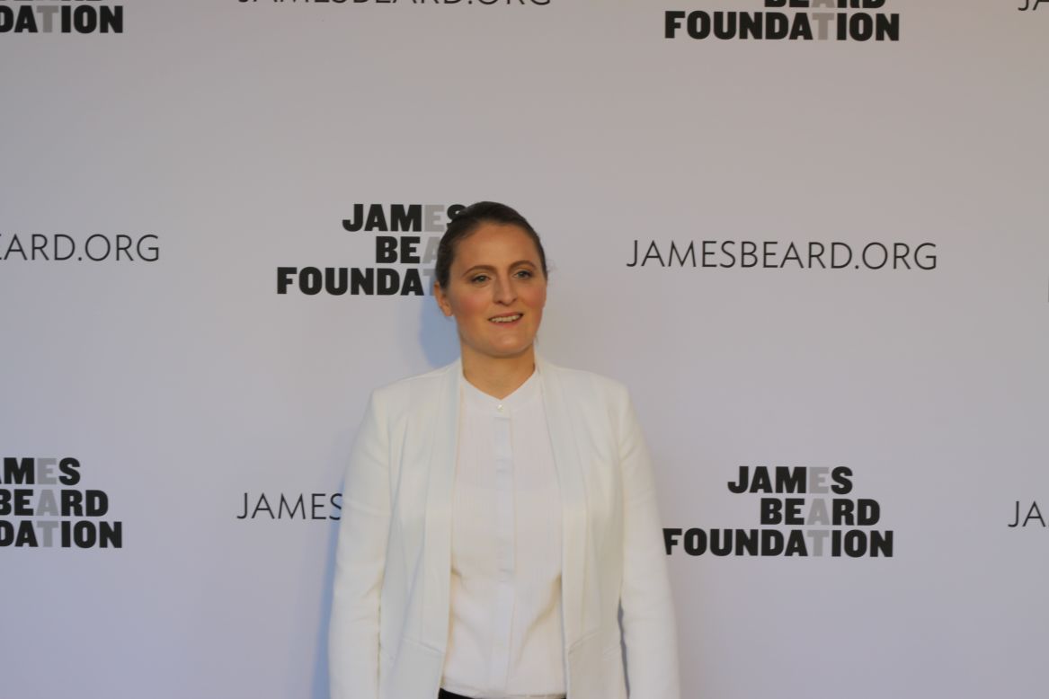 April Bloomfield of The Spotted Pig, The Breslin and several other restaurants won the 2014 James Beard Award for Best Chef NYC.