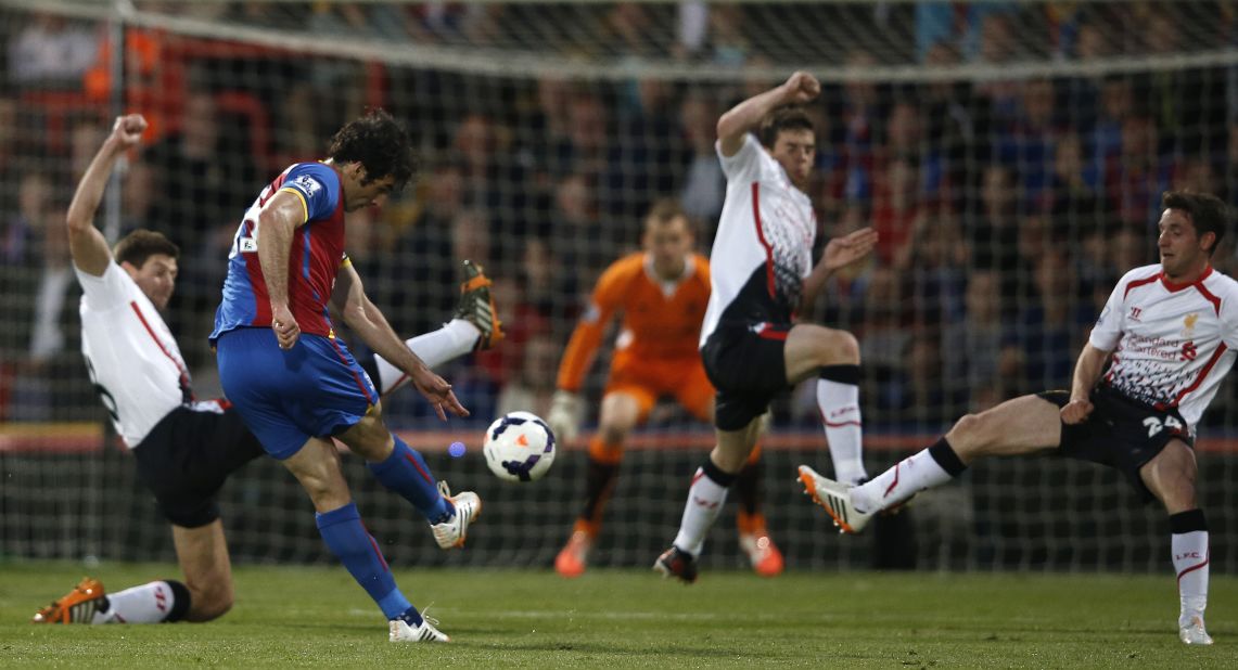 Mile Jedinak's rasping 25-yard effort forced Liverpool goalkeeper Simon Mignolet into an impressive save before halftime.