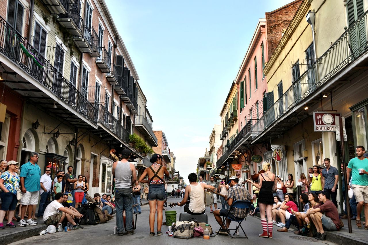 The <a href="http://ireport.cnn.com/docs/DOC-972823">French Quarter </a>comes to life during the annual New Orleans Jazz Festival.