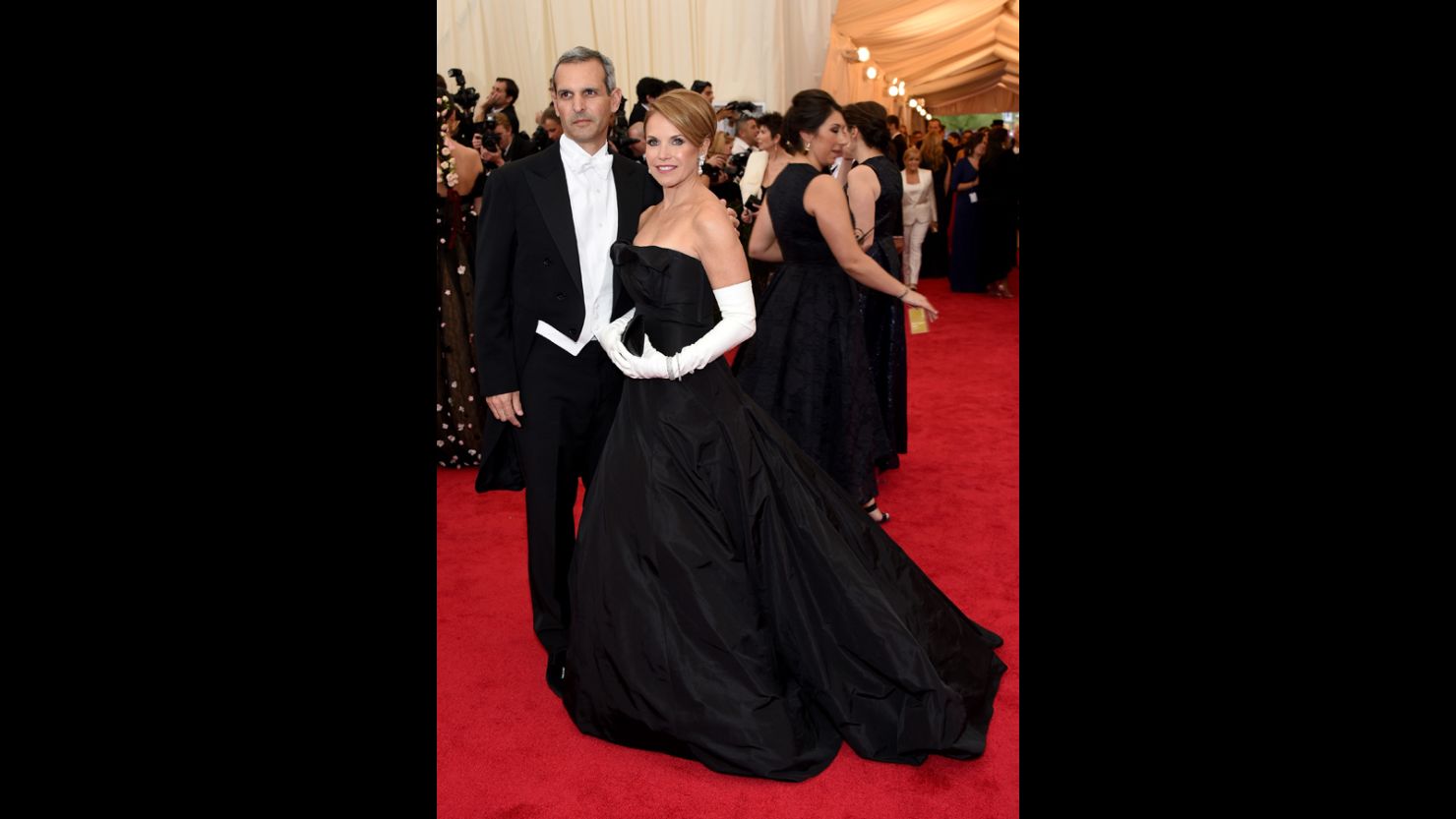 John Molner and Katie Couric at the Met Ball in 2014. 