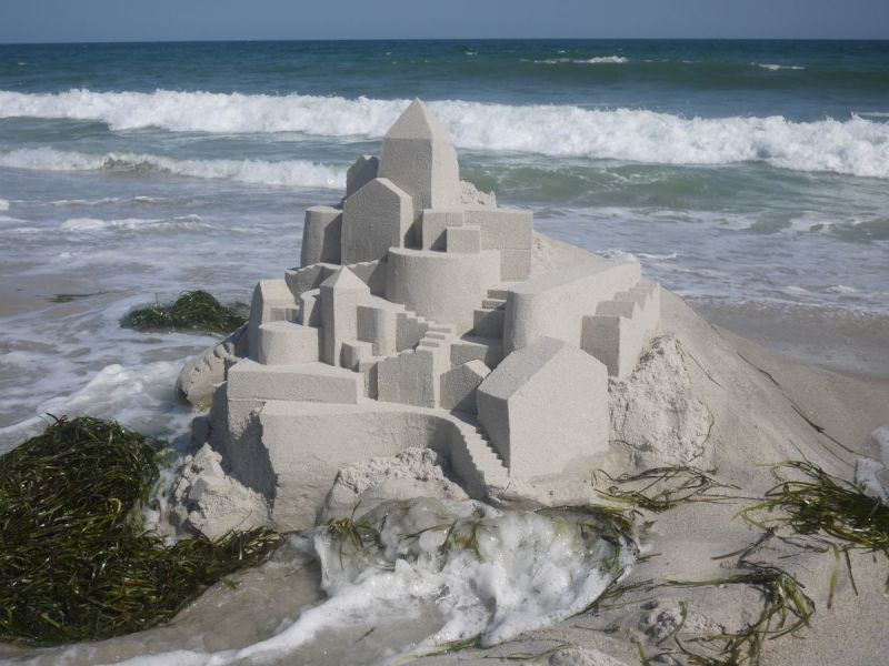 7 Modernist Sand Sculptures Made By Hand | CNN