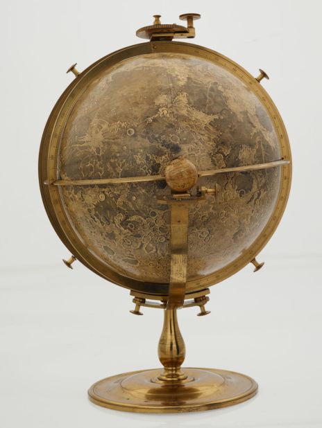 John Russell's moon globe from another angle.