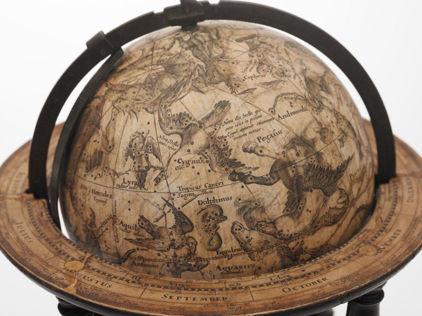 This celestial globe was made in the early 1600s by famed Dutch cartographer Willem Blaeu.