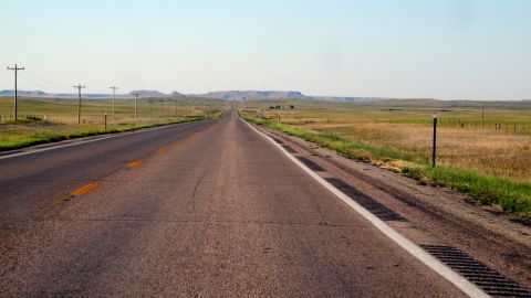 In 2012, Kearl drove across North Dakota to South Dakota.