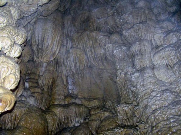 The Oregon Caves National Monument is one of the few known marble caverns, featuring rooms such as Paradise Lost, shown here.