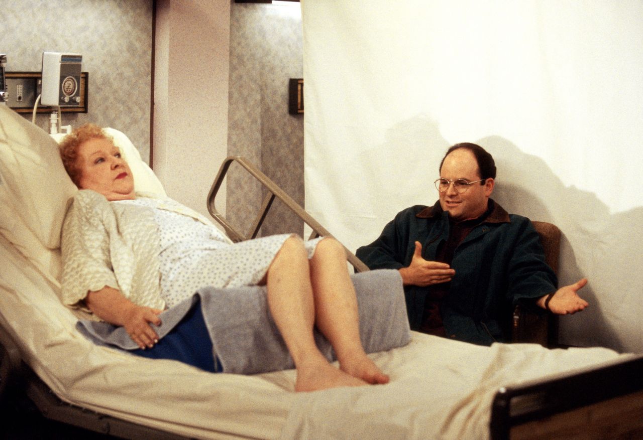 And Estelle Costanza (Estelle Harris)? She was a perpetual thorn in the side of her son, George (Jason Alexander), on "Seinfeld." However, on at least one occasion, he was master of his domain.