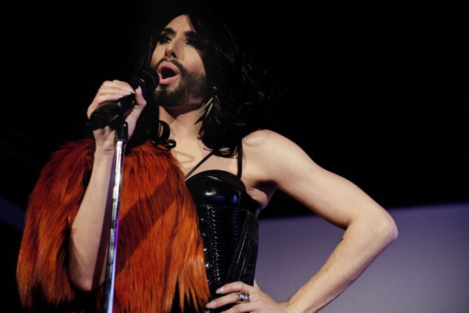 The bearded drag alter ego of singer Tom Neuwirth is this year's entry from Austria. The contest has always reveled in its irrepressible camp side.