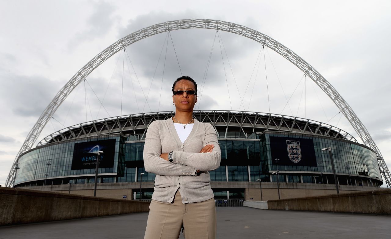 Hope Powell was appointed as the first ever female coach of the England women's team in 1998. During her 15-year reign, she guided the side to qualification for two World Cups and four European Championships. Powell also coached Great Britain at the 2012 Olympics.