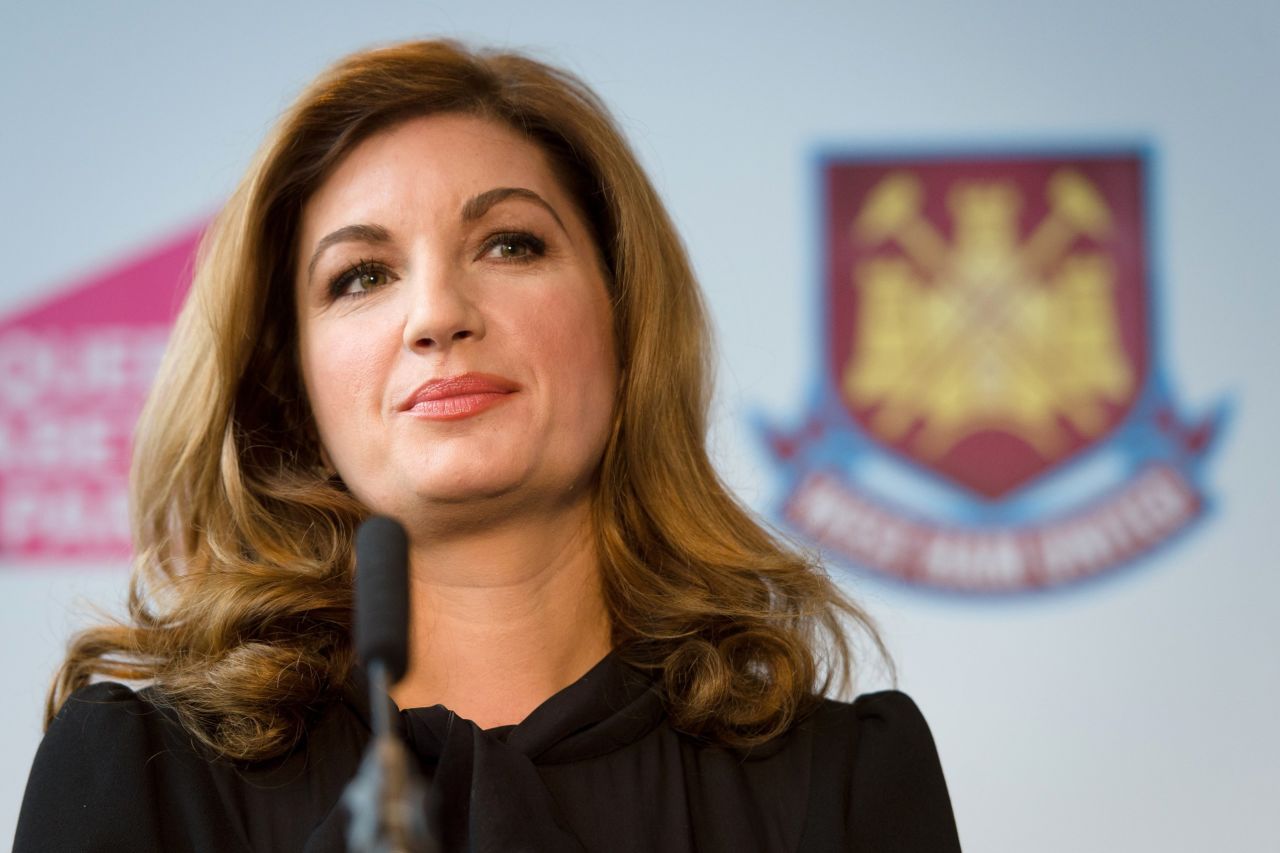 Karren Brady is the vice chairman at English Premier League club West Ham, arriving at the club in 2010. Brady, who is helping to oversee West Ham's move to London's Olympic Stadium in 2016, is a former managing director of Birmingham City.