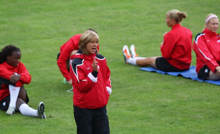 Carolina Morace took charge of male Italian Serie C1 team Viterbese for two matches in 1999. The former Italian international has also coached the Italy and Canada women's teams.