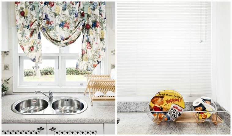 The kitchens of suburban show homes in Bangkok, Thailand (left) and Mexico City, Mexico (right).<br /><br />"I think the majority of people simply go with what they see in different outlets in terms of media or what the neighbors are purchasing or buying. I mean, we do this to some extent after all," Adolfsson said.<br /><br />Nevertheless, "it's really impossible to tell if you're in Shanghai or Sao Paulo or if you're in Bangalore or Mexico City," when you visit these communities, he added. 