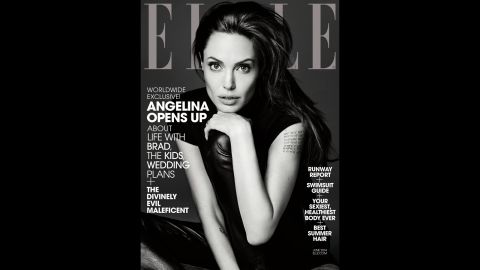 Angelina Jolie's full interview in the June issue of Elle magazine is available digitally and will be on newsstands nationwide starting May 20.