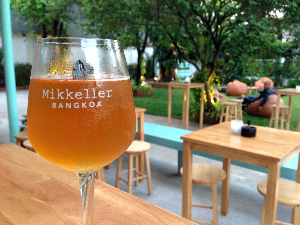 Opened in January and modeled after the bright, cheerful design of Mikkeller & Friends bar in Copenhagen, Mikkeller Bangkok is the brand's first bar in Asia. 