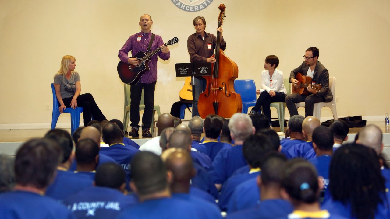 Redemption song Musician gives concerts, guitars to inmates CNN