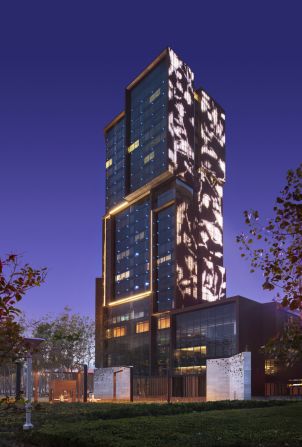 <strong>Le Meridien Zhengzhou, Zhengzhou</strong><br /><strong>Architect: </strong>Neri & Hu, Shanghai<br /><strong>Status: </strong>Opened in 2013<br /><strong>Rooms</strong>: 350<br /><strong>Fast fact: </strong>This 25-story building's design revolves around the Chinese rose flower -- the local wildflower of Henan province, where it's based. The podium and central elevator was conceived as a cave, inspired by the nearby historic Longmen Grottoes.<br /><a href="index.php?page=&url=http%3A%2F%2Fwww.starwoodhotels.com%2Flemeridien%2Fproperty%2Foverview%2Findex.html%3FpropertyID%3D3248" target="_blank" target="_blank"><em>Le Méridien Zhengzho</em></a><em>, Zhongzhou Avenue, Jinshui District, Zhengzhou, Henan; +86 371 5599 8888</em>