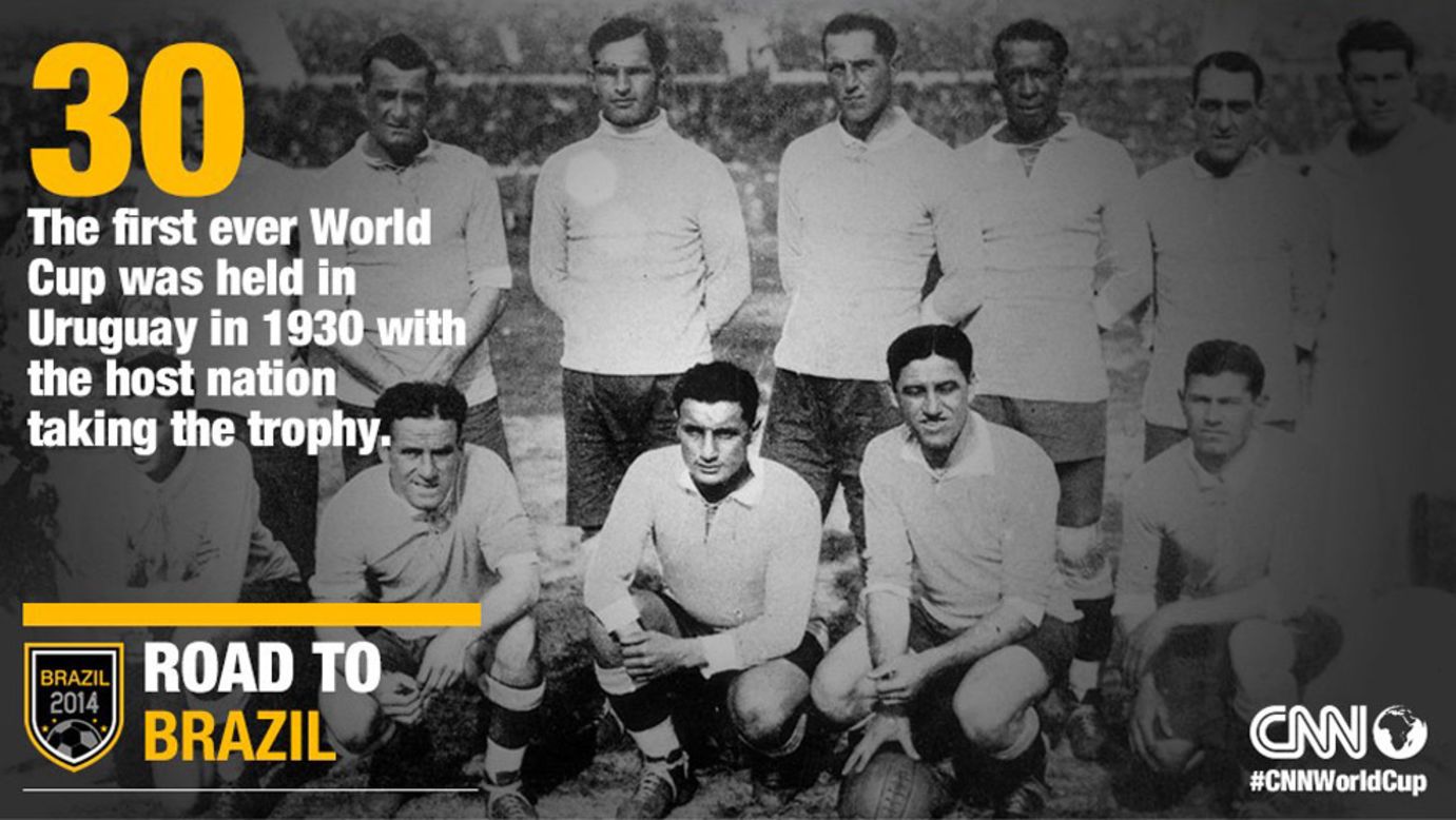 Uruguay became the first ever World Cup champions after hosting the inaugural tournament in 1930.
